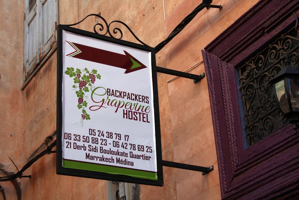 Backpackers Grapevine Hostel Marrakesch Exterior foto