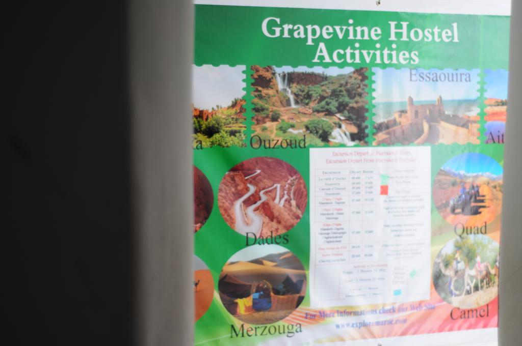 Backpackers Grapevine Hostel Marrakesch Exterior foto