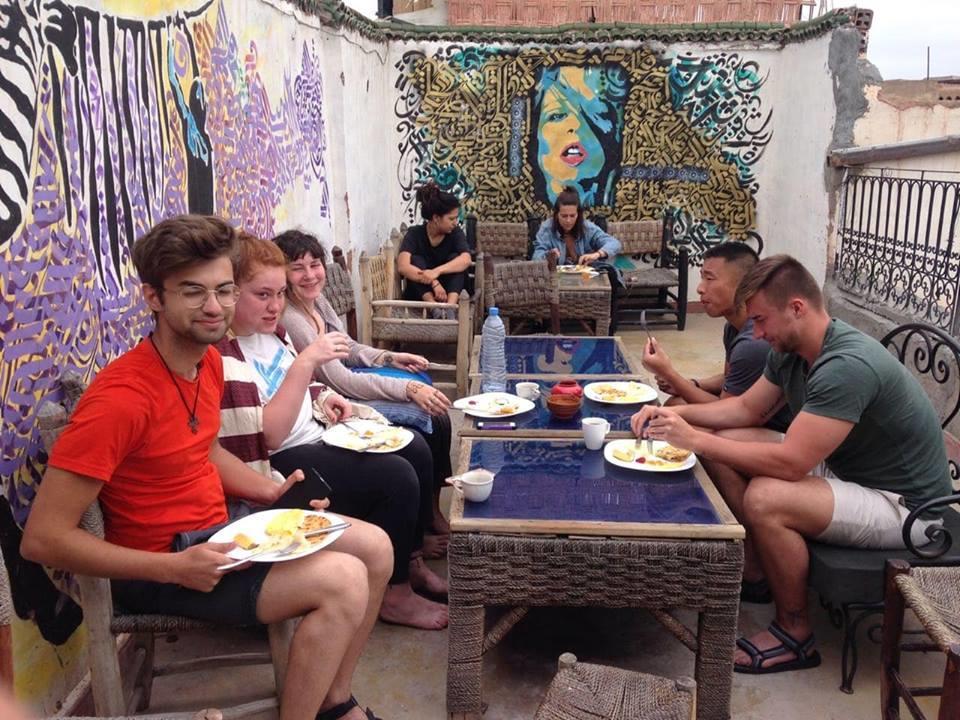 Backpackers Grapevine Hostel Marrakesch Exterior foto